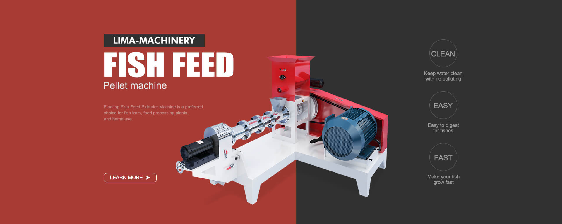 Fish feed machine