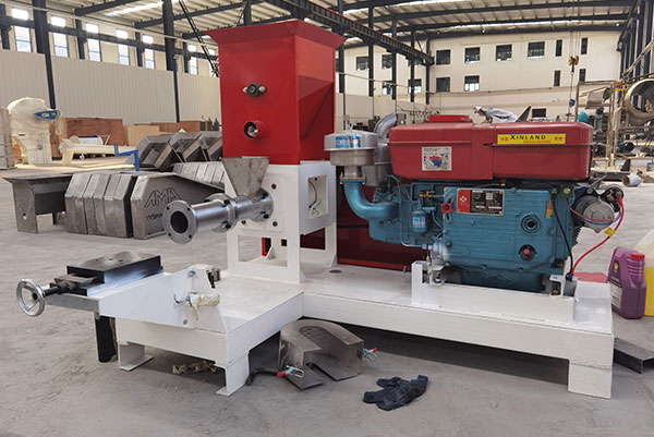 Diesel-engine Floating Fish Feed Extruder